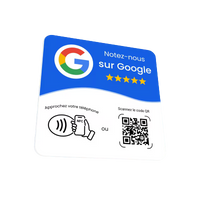 Plaque NFC Avis Google Comptoir